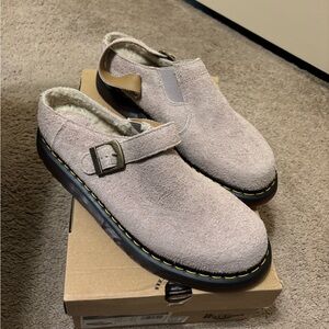 Dr. Martens Suede Slingback Mule